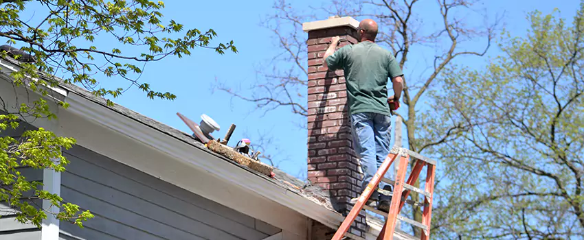 Vinyl and PVC Chimney Flashing Installation in Loves Park, IL
