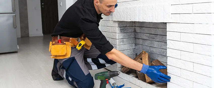 Fireplace Damaged Damper Frame Repair Services in Loves Park, Illinois