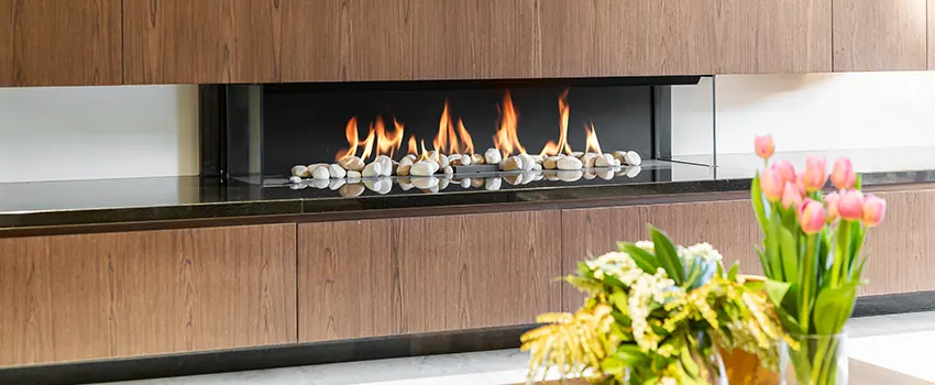 Double-height Fireplace Design Refurbishment in Loves Park, Illinois