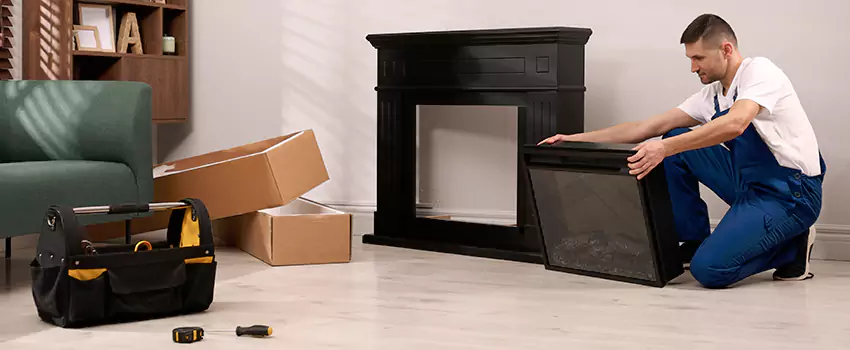 Old Rusted Metal Fireplace Repair And Replacement in Loves Park, IL