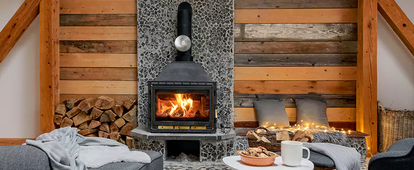 Thelin Hearth Products Direct Vent Gas Stove Fireplace Inspection in Loves Park, Illinois