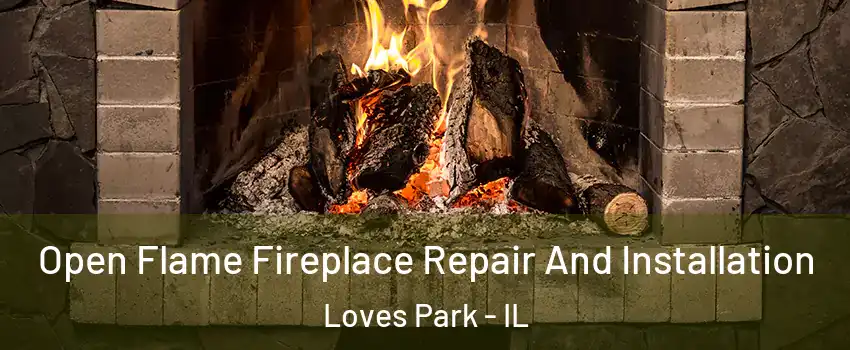  Open Flame Fireplace Repair And Installation Loves Park - IL
